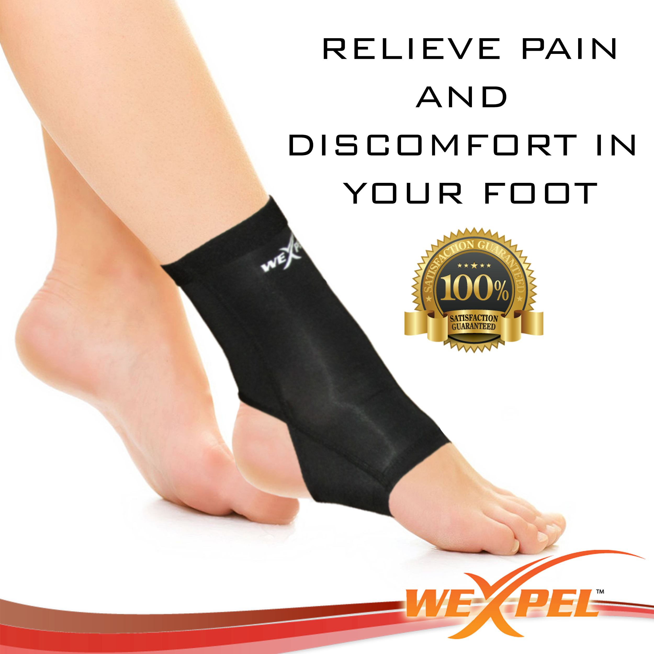 Copper Infused Ankle Compression Sleeve | Wexpel - Copper Compression ...